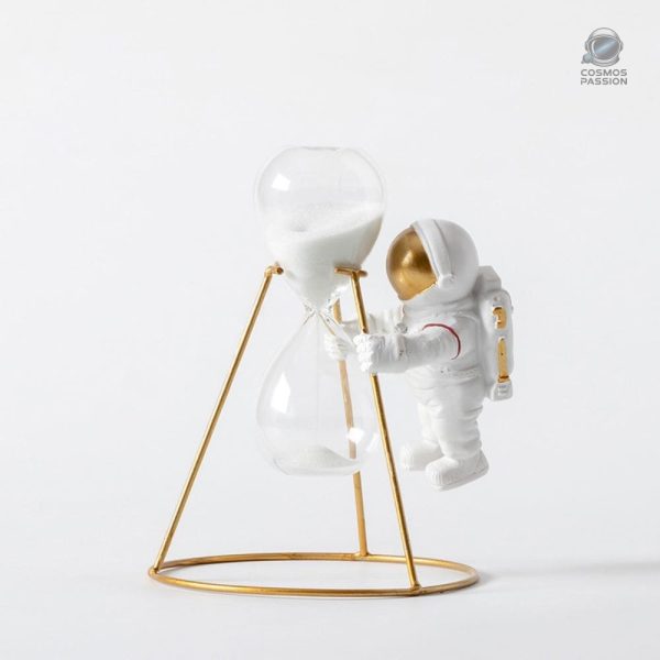 Décoration astronaute avec sablier pour bureau