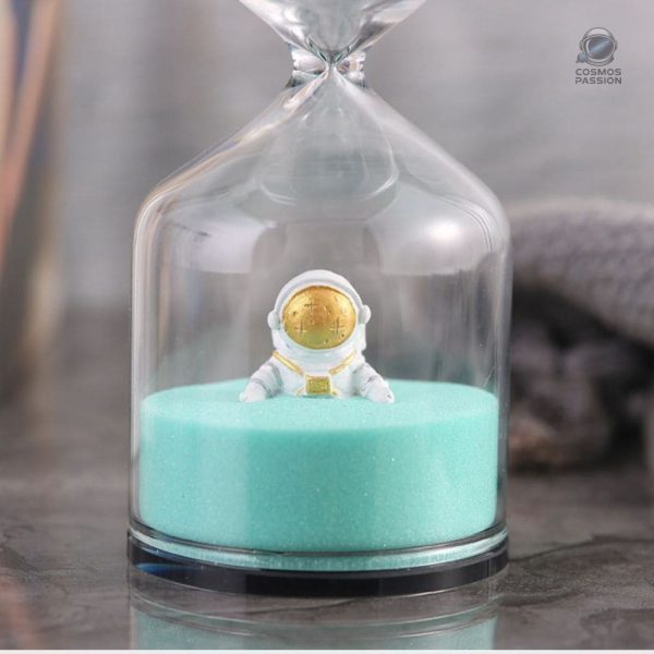 Sablier décor astronaute, cadeau idéal pour les passionnés