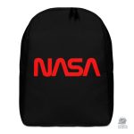 Sac à dos NASA noir avec design Worm, pour les amateurs d'espace