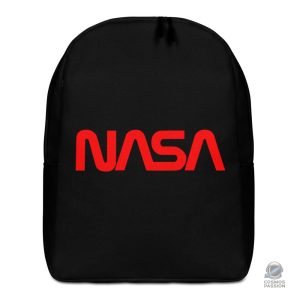 Sac à dos NASA noir avec design Worm, pour les amateurs d'espace