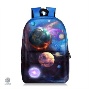 Sac à dos avec motifs des planètes du système solaire