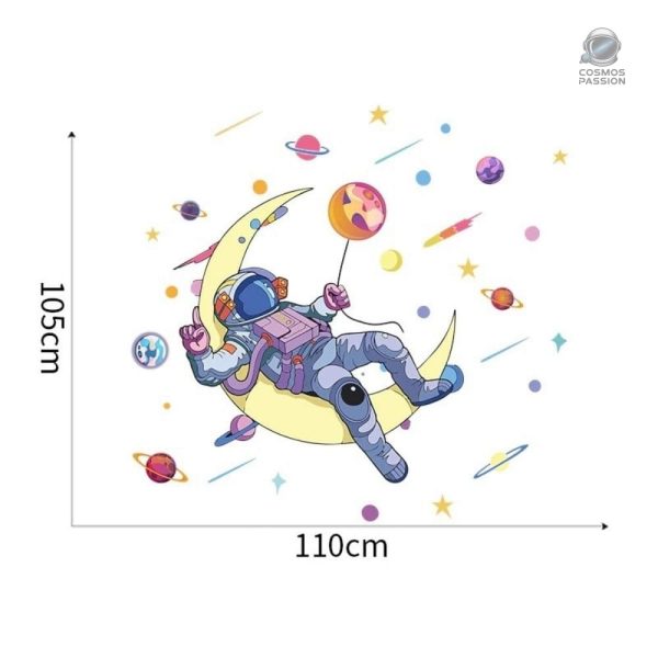 Sticker original pour passionnés d'astronomie et d'espace