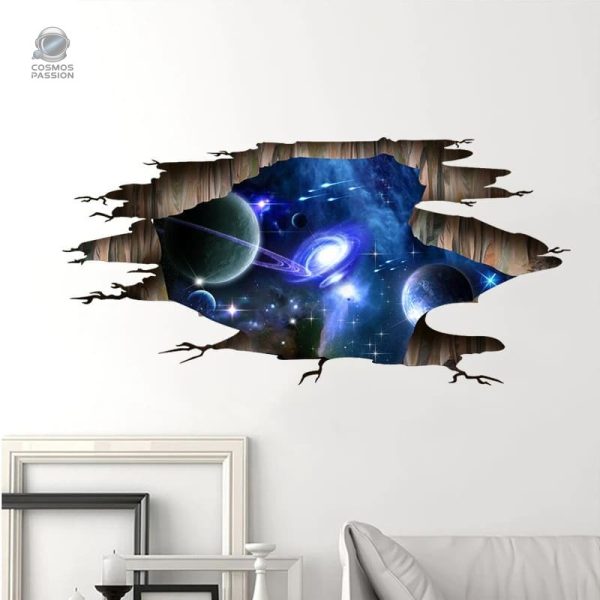 sticker-chambre-ado-espace-1 Sticker mural espace pour chambre d'ado
