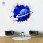 Sticker Planète Espace pour chambre d'enfant