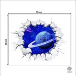 Stickers muraux sur l'espace pour décoration enfantine