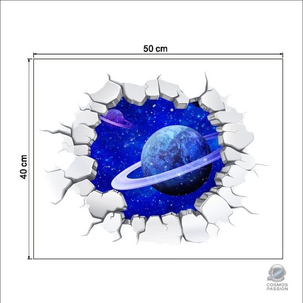 Stickers muraux sur l'espace pour décoration enfantine