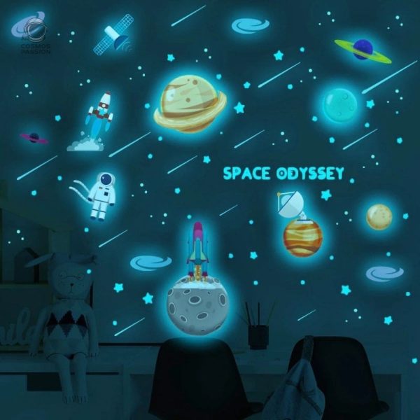 Stickers de décoration astronomie pour intérieur