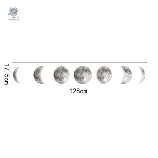 Stickers décoratifs sur le thème de l'espace et de la lune