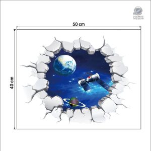 Décoration murale sur le thème de l'Espace pour une ambiance cosmique