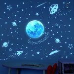 Stickers phosphorescents Cosmos pour décoration nocturne