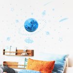 Stickers lumineux à thème cosmique pour enfants