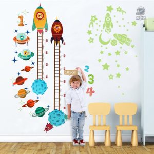 Autocollants lumineux pour suivre la croissance des enfants