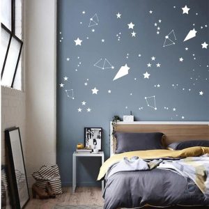Stickers muraux représentant les constellations de l'espace