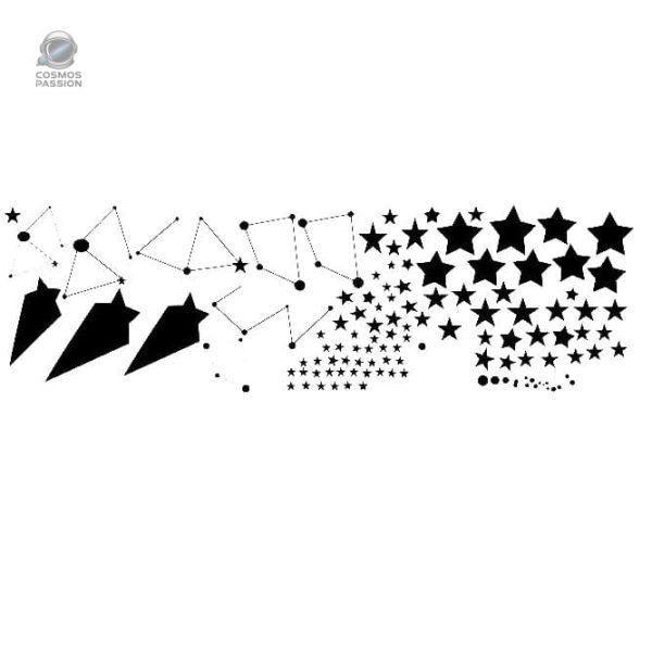 Décorations murales inspirées des constellations célestes