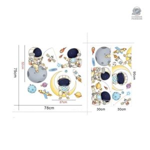 Stickers sur le thème de l'espace, parfaits pour les petits explorateurs