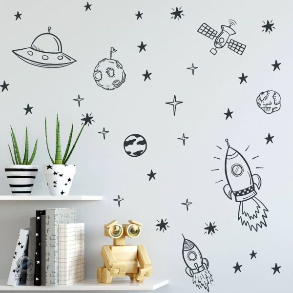 stickers-muraux-de-lespace-1 Stickers Muraux Espace pour décoration intérieure