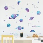 Autocollants représentant des planètes pour un style astral