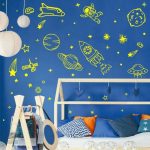 Autocollants interstellaires pour décoration murale originale