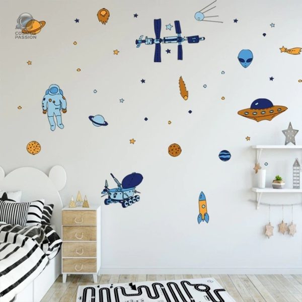 Stickers spatiaux pour un univers fascinant dans votre intérieur