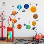 Stickers Planétaires pour Enfants, décorations amusantes