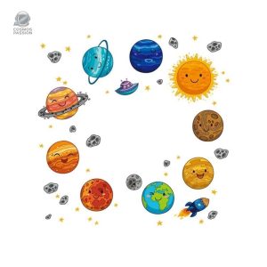 Stickers Système Planétaire, idéal pour la créativité enfantine
