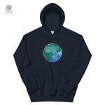 Sweat avec motif de la Terre et éléments cosmiques