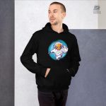 Design unique d'astronaute sur fond cosmique