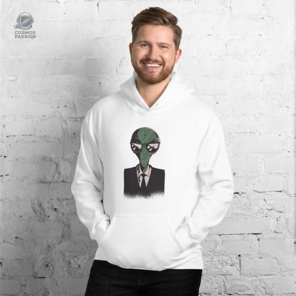 Sweat à capuche inspiré de l'univers et des aliens