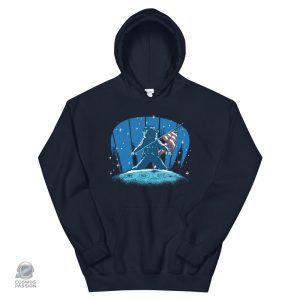 Sweat à capuche avec design astronaute, idéal pour les fans d'espace