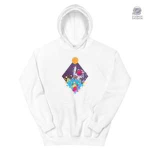 Sweat Espace aux motifs d'astronautes colorés