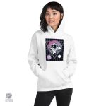 Sweat tendance avec design vaporwave astronaute