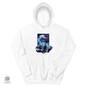 Sweat à capuche espace, hommage à Einstein et Hawking