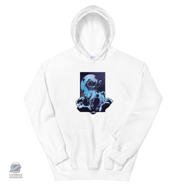 Sweat à capuche espace, hommage à Einstein et Hawking