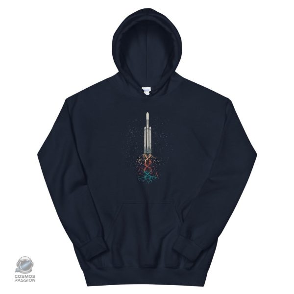 Sweat à capuche Falcon Heavy, style astronautique moderne