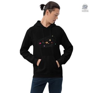 Sweat confortable illustrant les planètes du système solaire