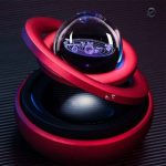 Boule de cristal avec planètes du système solaire