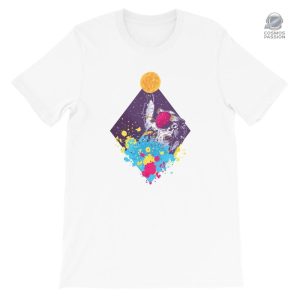 T-shirt Astronaute Abstrait en design moderne