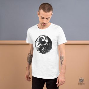 T-shirt Espace : motif alien et astronaute en harmonie