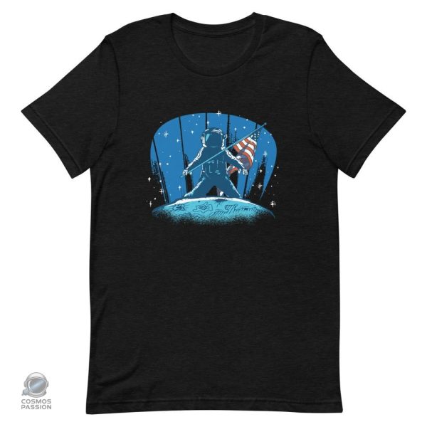 T-shirt astronaute américain pour passionnés d'espace