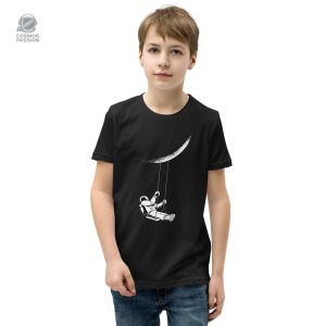 Vêtement enfant astronomie, T-shirt original avec astronaute