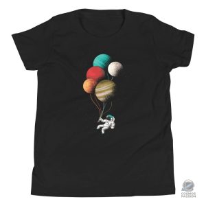 T-shirt enfant astronaute avec ballons colorés