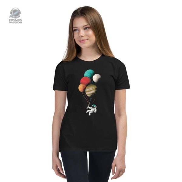 T-shirt espace pour enfants avec motif d'astronaute