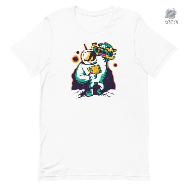 t-shirt-astronaute-boombox-1 T-shirt Astronaute Boombox pour passionnés d'espace