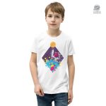 T-shirt espace coloré pour les jeunes explorateurs