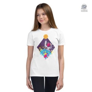 T-shirt astronomie pour enfants, design amusant et coloré