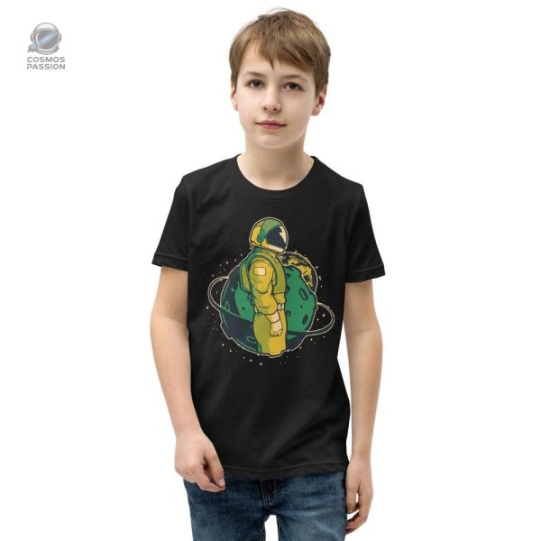 T-shirt espace pour enfants avec design d'astronaute