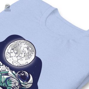 T-shirt tendance avec motif astronaute et lune