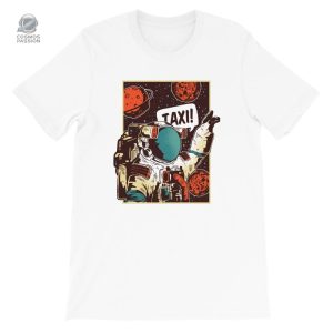 T-Shirt Astronaute au design original de taxi