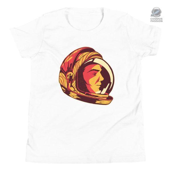 T-shirt espace pour enfants, design astronaute amusant