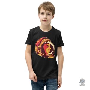 T-shirt original pour enfants, motif de casque d'astronaute